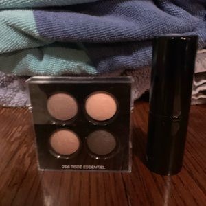 Eye shadow and makeup brush